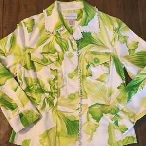Draper's & Damon's women's botanical print jacket